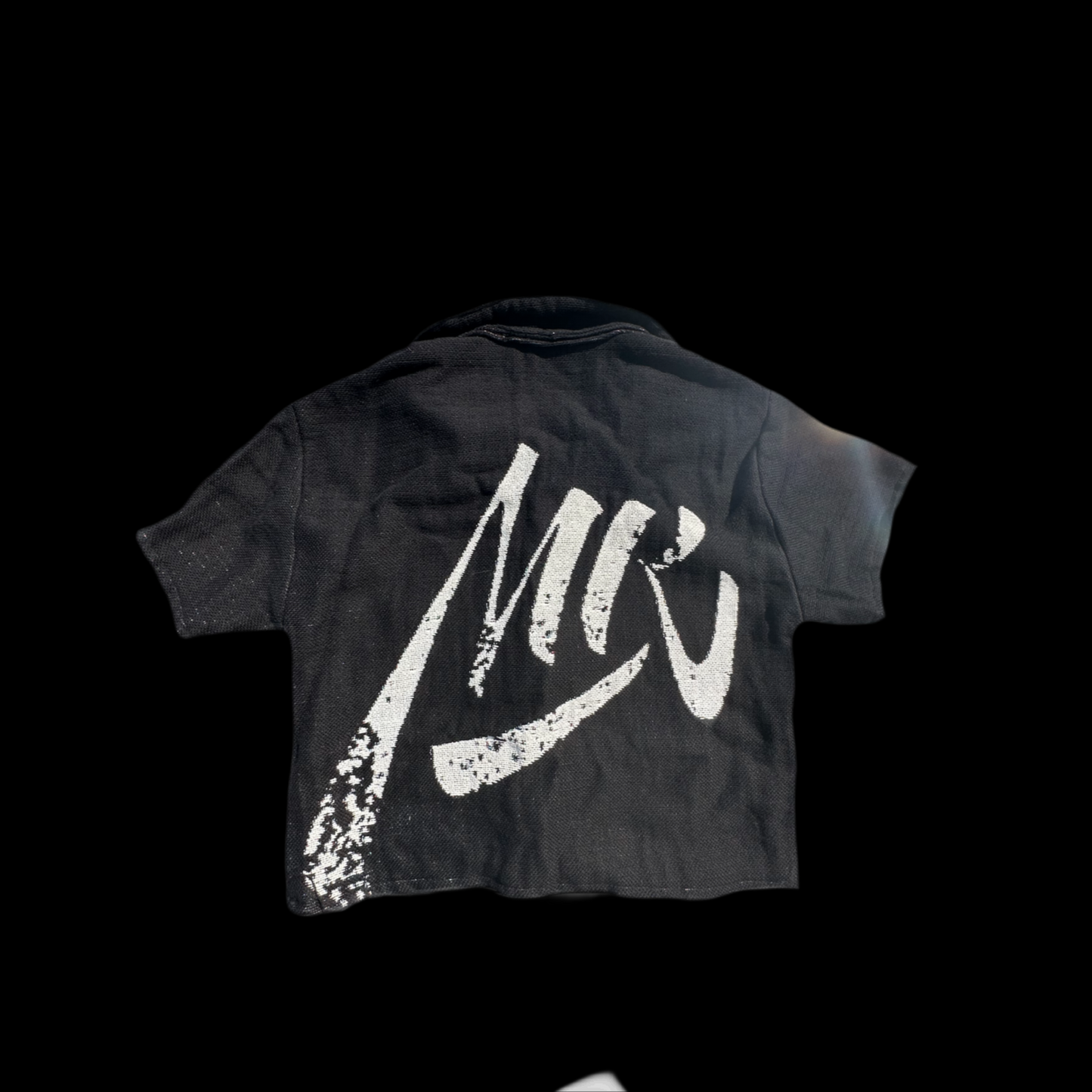 MK Grillz cropped tapestry tee